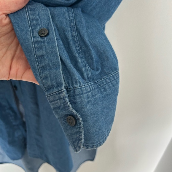 Uniqlo X JW Anderson long denim button down shirt - Picture 5 of 9
